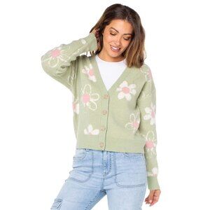 Celebrity Pink Women Green Cardigan